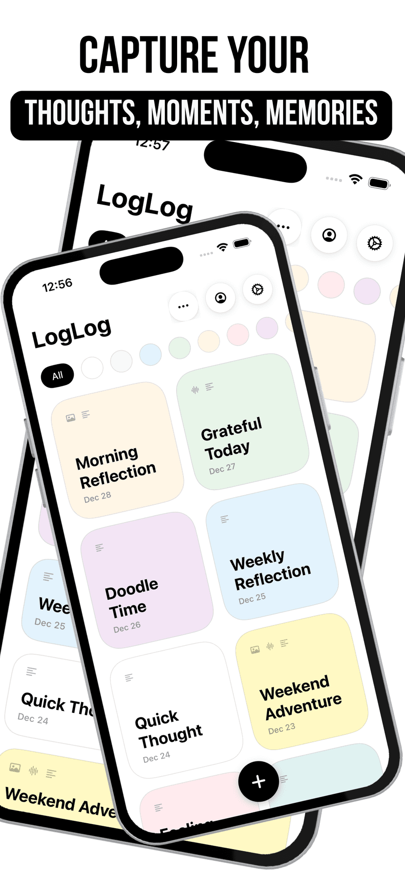 LogLog App Mockup 1