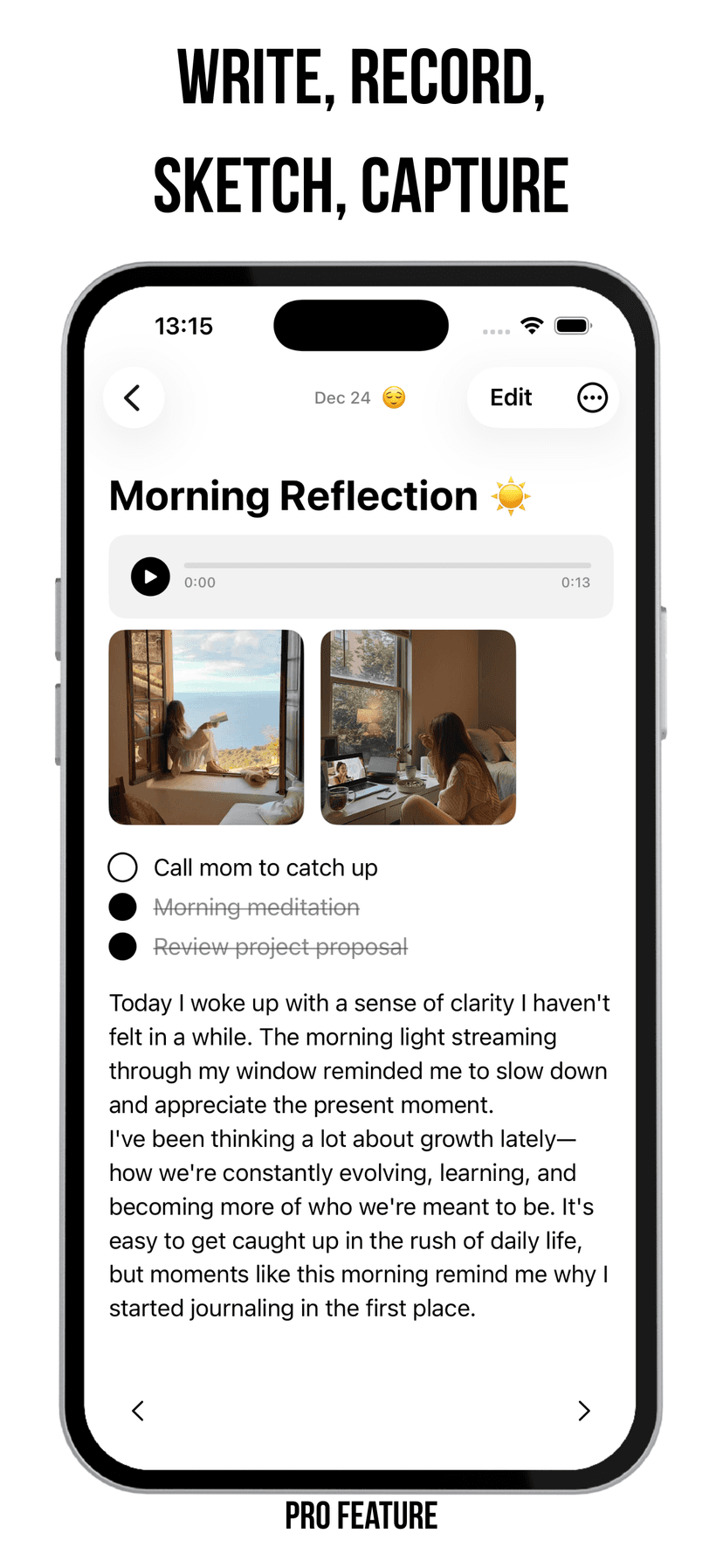 LogLog Multi-Modal Journaling Feature